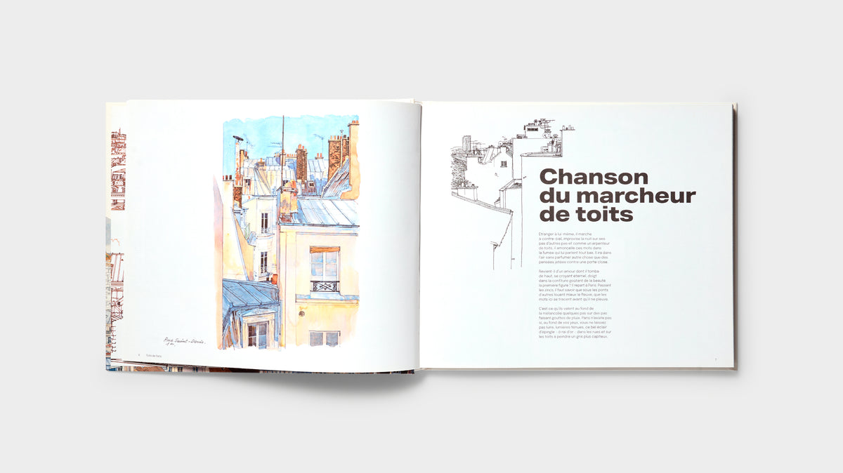 Toits de Paris Aquarelles