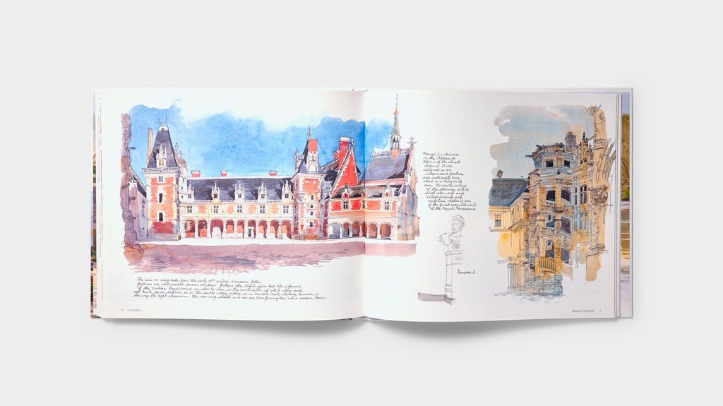 Vallée de la Loire Aquarelles